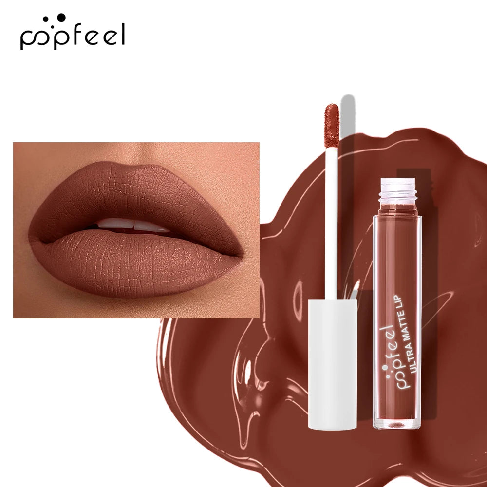 POPFEEL Candy Color Lip Gloss | Non-Stick Long-Lasting Glaze Lip Gloss QXL