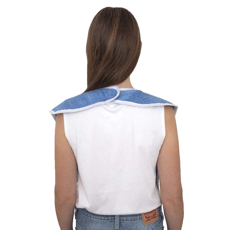 Waterproof Adult Bibs for Elderly Men & Women | Washable Adult Mealtime Bib QXL