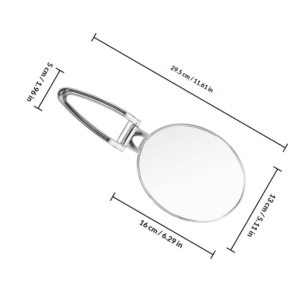 2-Pack Oval Foldable Makeup Mirror | Desktop & Portable Foldable Makeup Mirror QXL