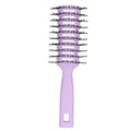 Anti-Static Vented Detangling Hair Brush | ABS & Nylon Detangling Hair Brush QXL Purple