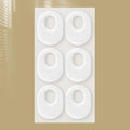 Foam Foot Corn Cushion Pads | Round & Oval Self-Adhesive 6-Pack Foot Corn Pads QXL A