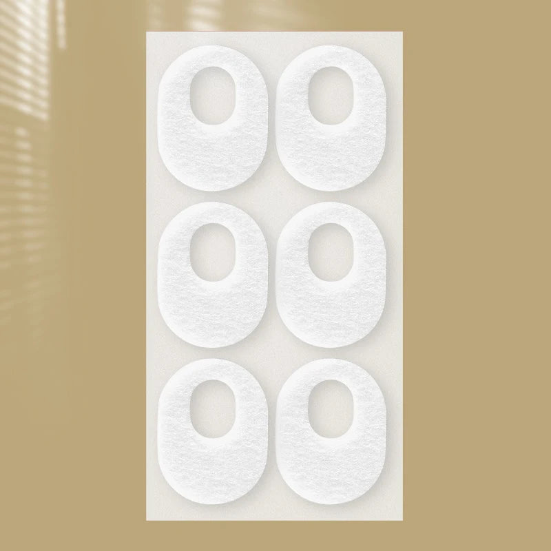 Foam Foot Corn Cushion Pads | Round & Oval Self-Adhesive 6-Pack Foot Corn Pads QXL A