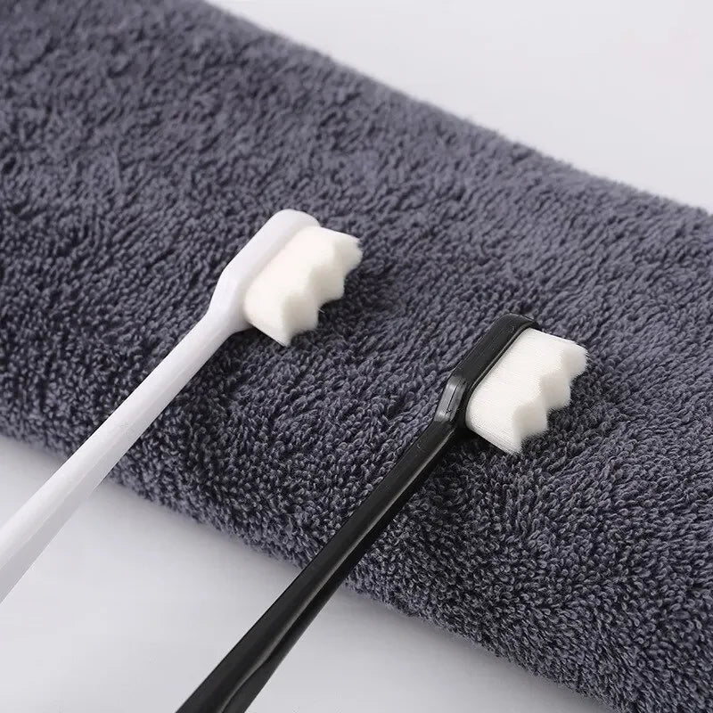 10-Pack Nano Bristle Toothbrush | Ultrafine Deep Cleaning Set Nano Toothbrush Set QXL