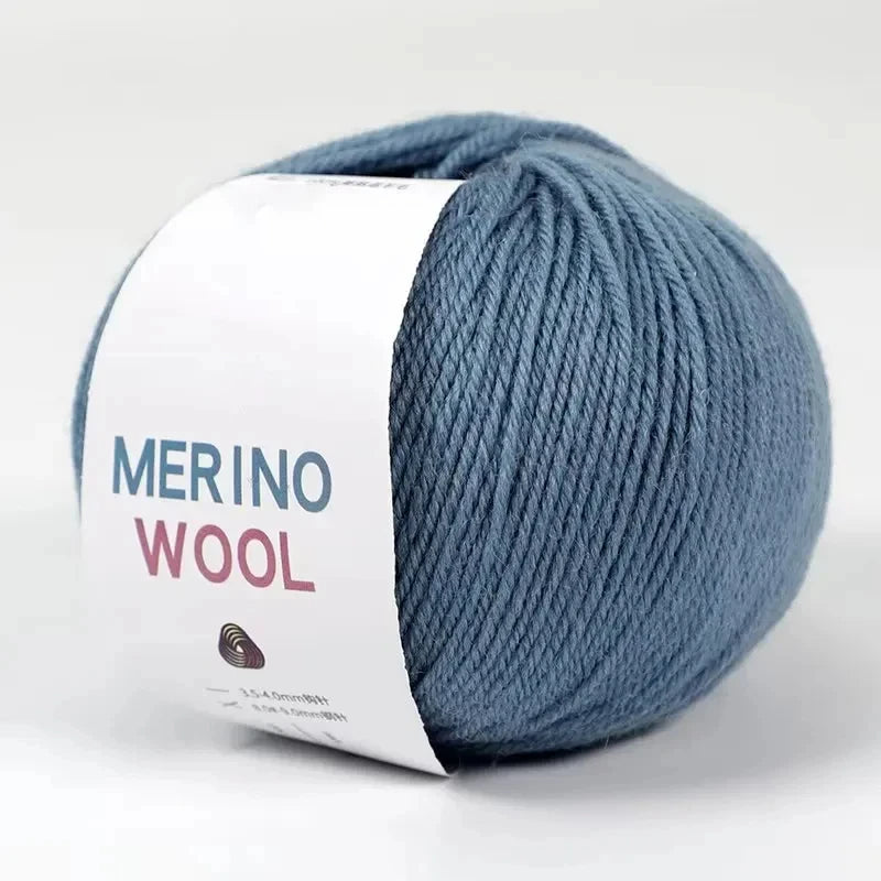 100% Merino Wool Yarn Ball | Worsted Knitting & Crochet