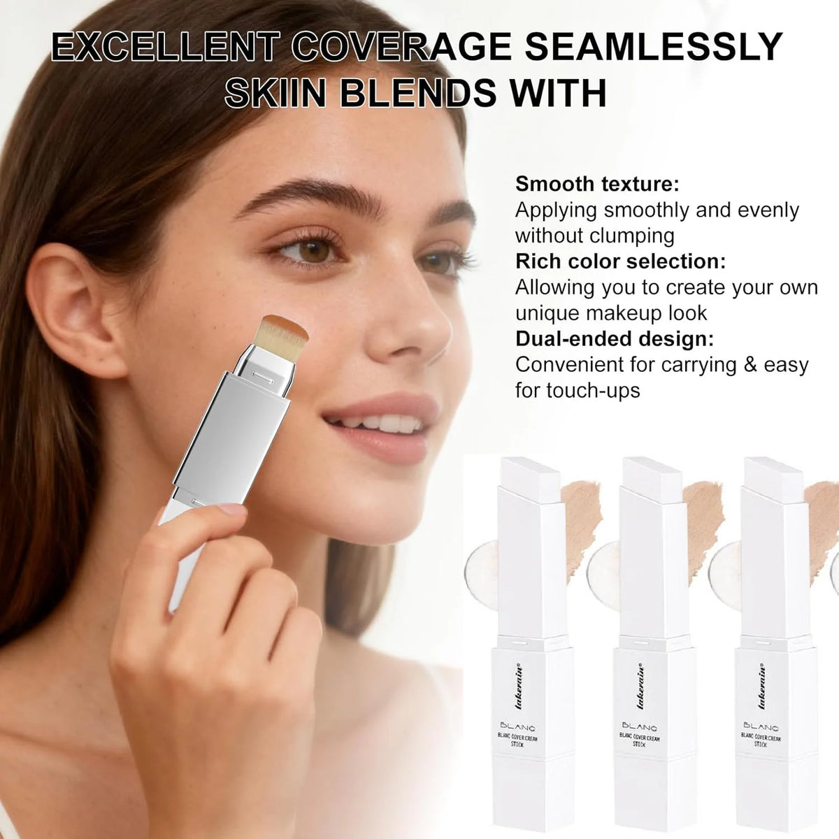 Color-Changing Concealer Foundation Stick | 5 Shades Concealer Foundation Stick QXL