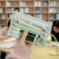 Large Capacity Transparent PVC Pencil Case | Button Closure Pencil Case QXL Default Title