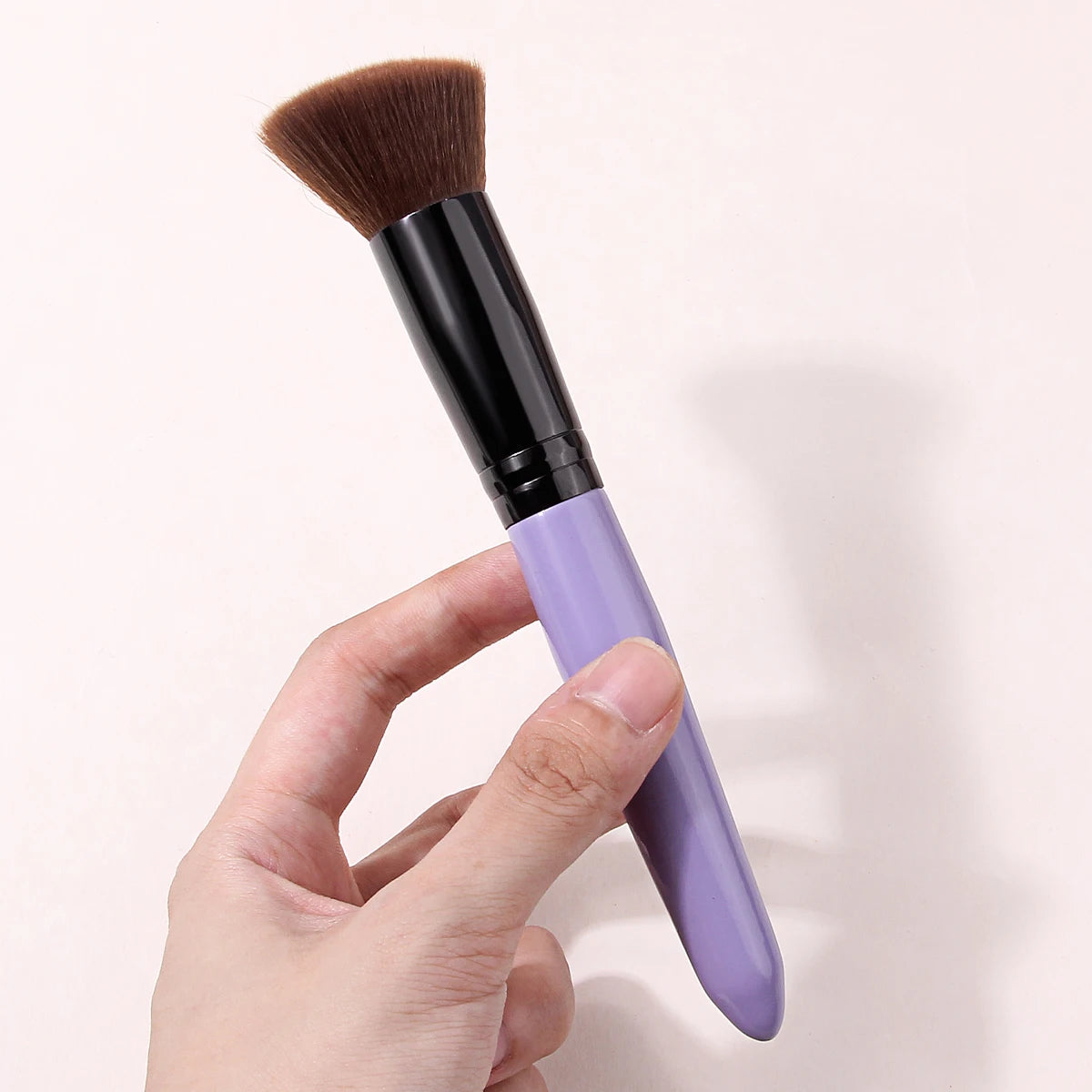 KOSSHOW Slope Blush Brush | Bronzer & Highlighter Tool Makeup Brush QXL