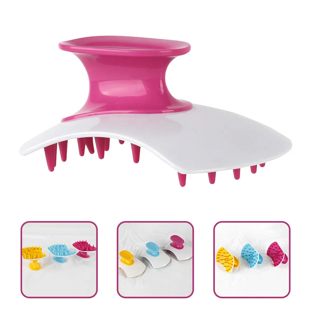 Silicone Scalp Scrubber & Hair Massage Brush | Shampoo Brush Scalp Massage Brush QXL Default Title