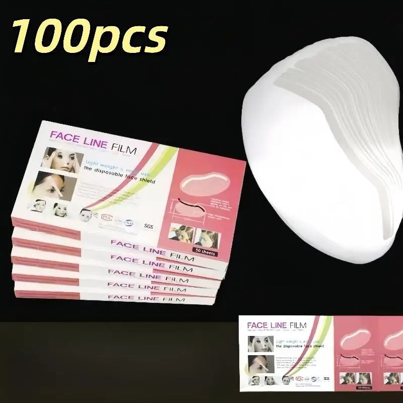 100-Pack Salon Hairdressing Eye Shields | Transparent Face Cover Salon Eye Shield QXL 100PCS