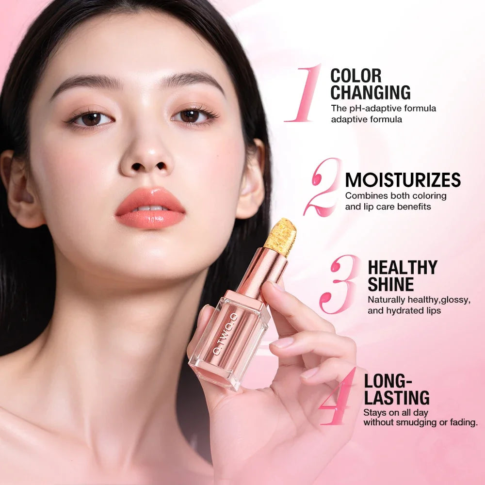 O.TWO.O Color Changing Lip Balm | Tinted Moisturizing Lip Color Changing Lip Balm QXL
