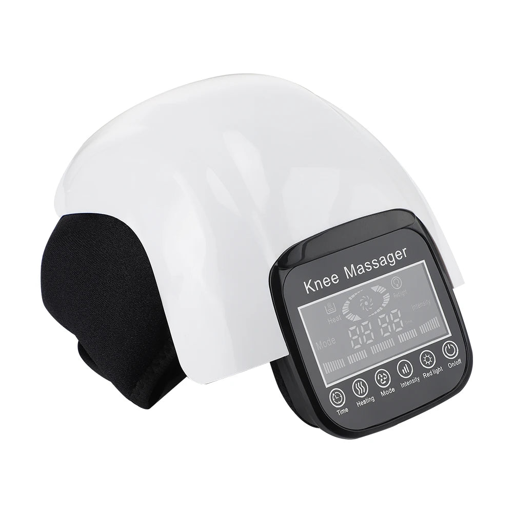 Wireless Knee Massager | Air Pressure, Heat & Vibration Knee Massager QXL WHITE