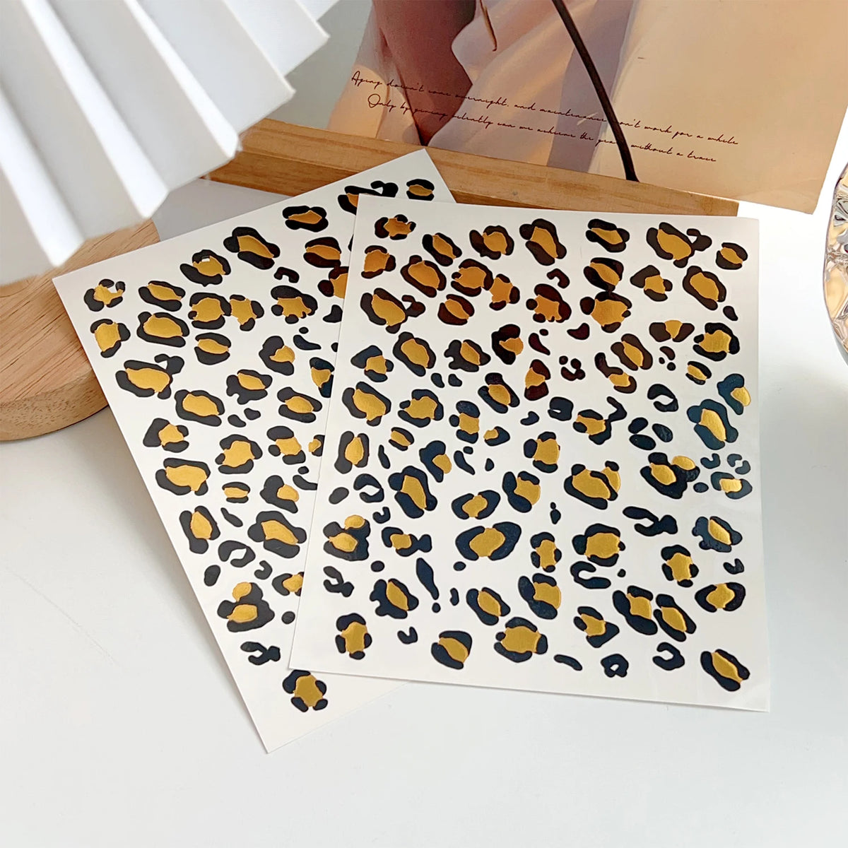 Leopard Print Temporary Tattoo Stickers | Waterproof Face & Body Temporary Tattoo Sticker QXL