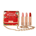Korean Matte Lipstick Set – 3-Pc Waterproof Velvet Lip Gloss Kit Matte Lipstick Set QXL Christmas set