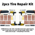 Universal Tubeless Tire Repair Kit – T-Handle, Plugs & Case Tire Repair Kit QXL 2PCS