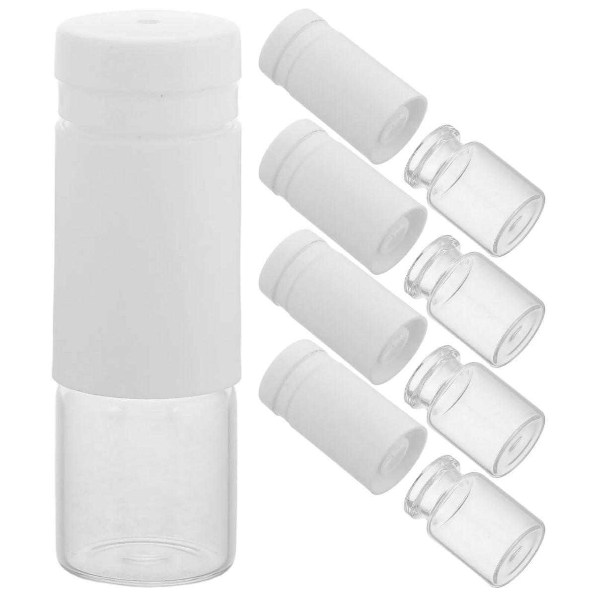 5-Pack Dual Compartment Travel Skincare Bottles | Oil & Lotion Travel Skincare Bottles QXL