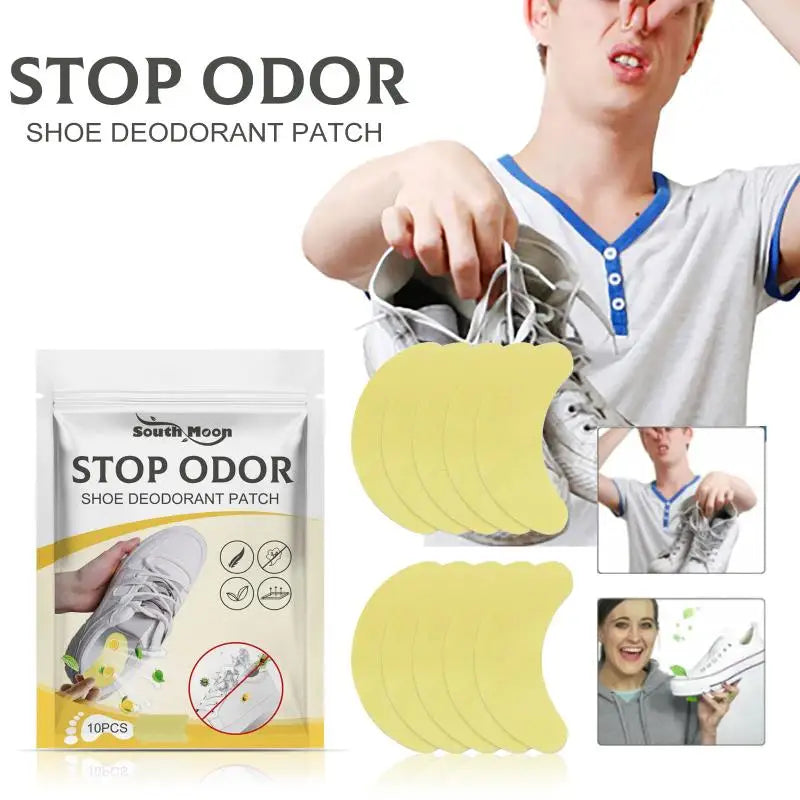 10-Pack Shoe Deodorant Inserts | Lemon & Mint Freshener Patches Shoe Deodorant Inserts QXL Default Title