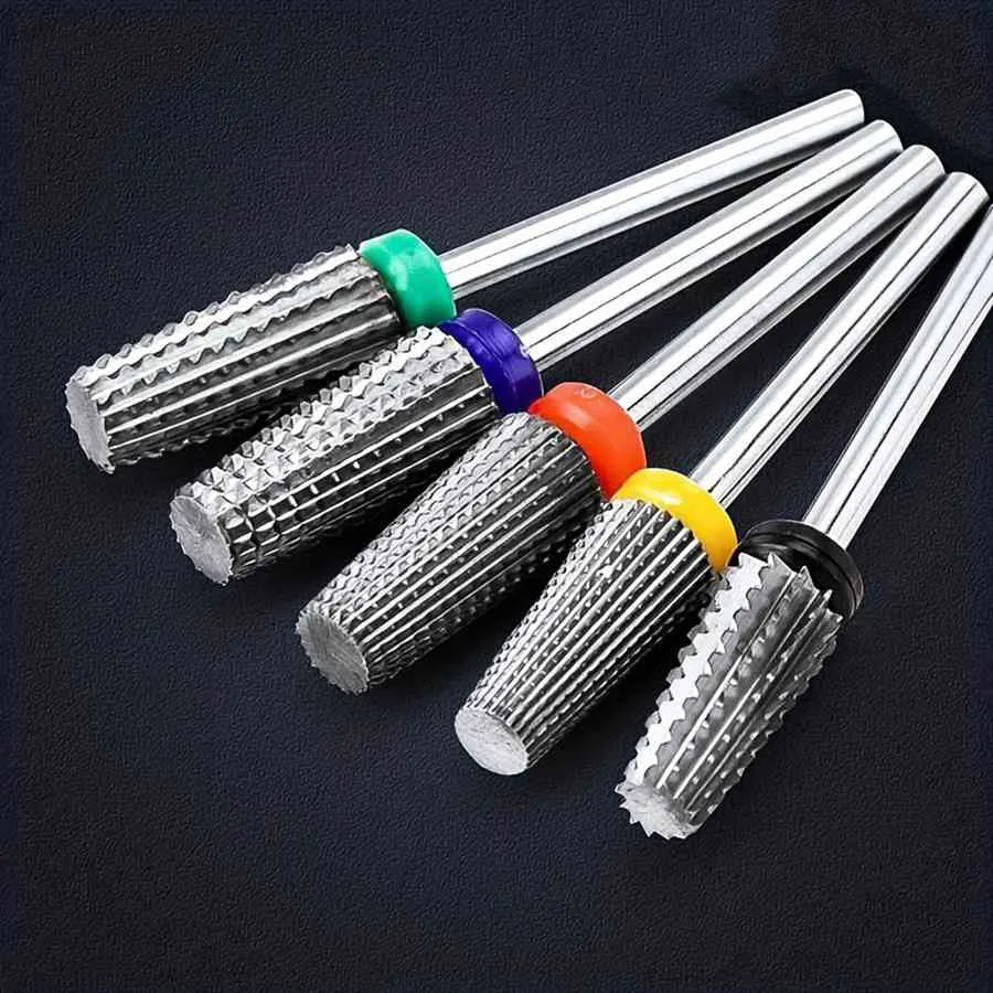 5-in-1 Tungsten Carbide Nail Drill Bit 3/32 Shank | FUMOSIK Nail Drill Bit QXL