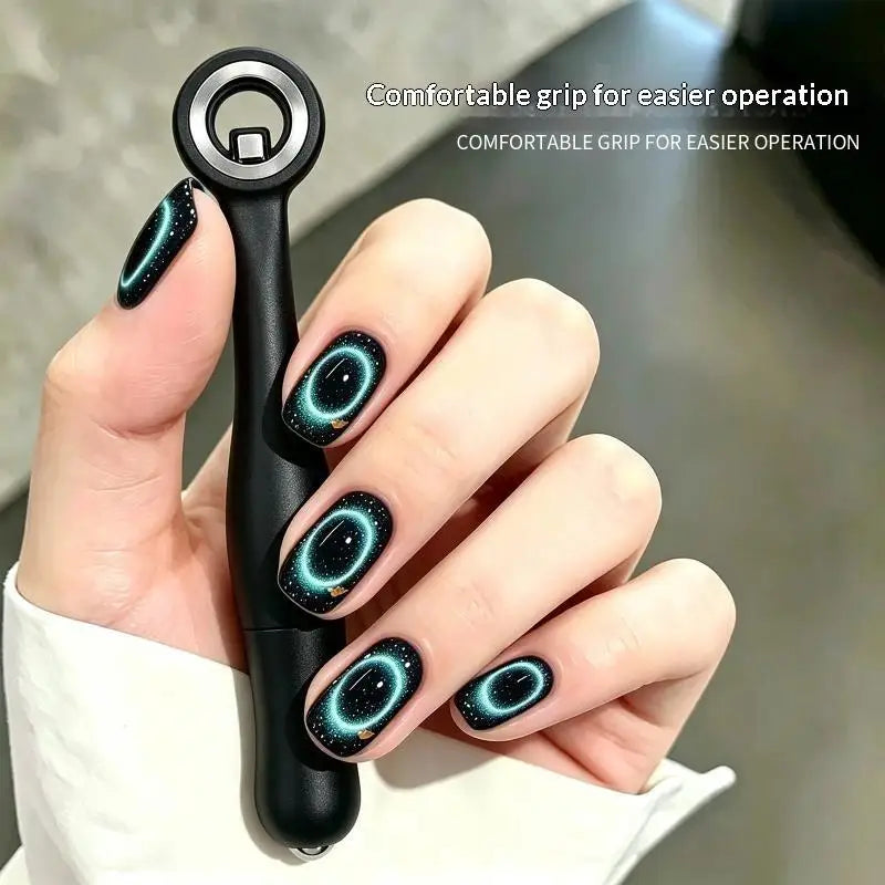 3-in-1 Cat Eye Nail Magnet Stick | Dual-Head Neodymium Tool Nail Art Magnet QXL