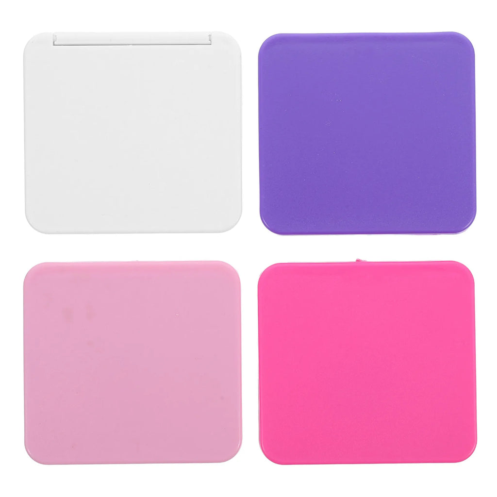 4-Pack Foldable Double-Sided Compact Travel Makeup Mirror Compact Makeup Mirror QXL