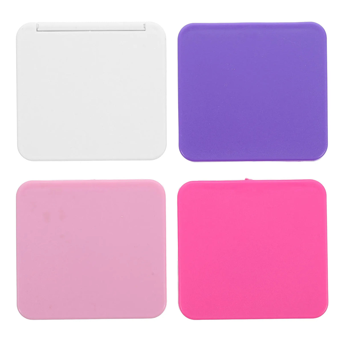 4-Pack Foldable Double-Sided Compact Travel Makeup Mirror Compact Makeup Mirror QXL