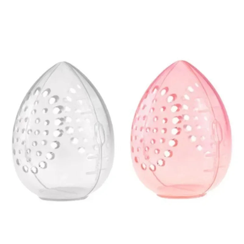 Egg-Shaped Makeup Sponge Storage Box | Portable Puff Case Sponge Storage Case QXL