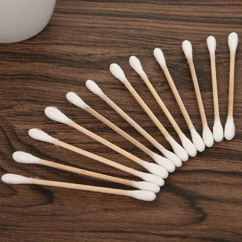 500-Pc Double-Ended Cotton Swabs | Baby, Makeup & Ear Care Cotton Swabs QXL