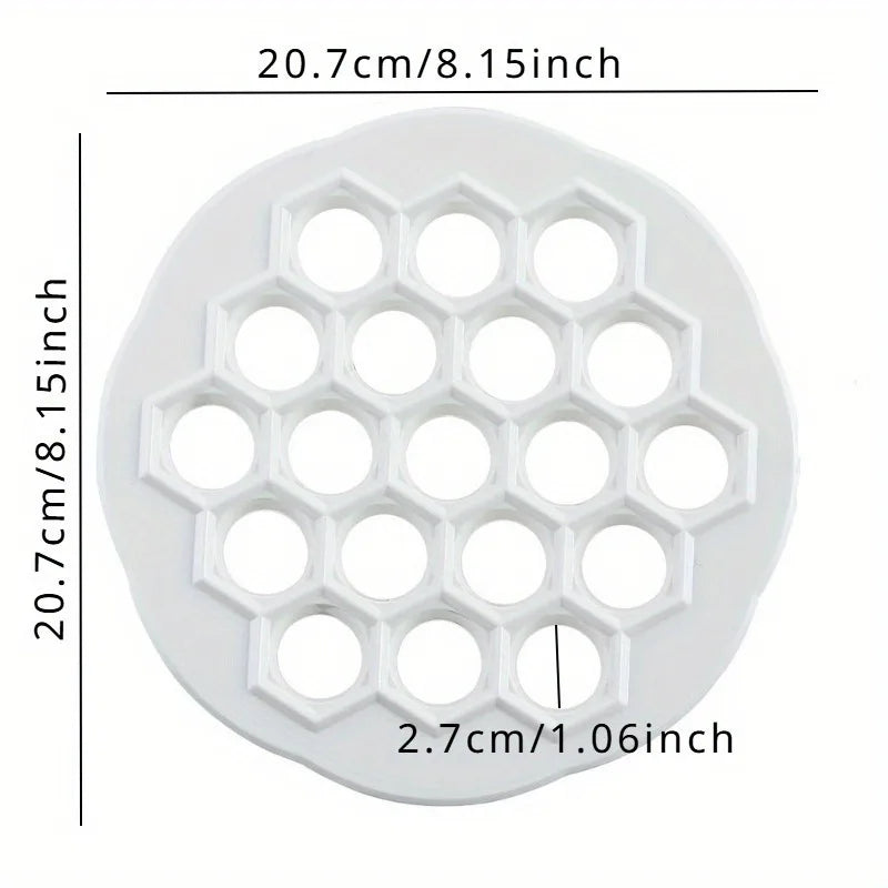 Plastic Dumpling Mold & Dough Press | DIY Pastry Maker Tool Dumpling Mold Press QXL