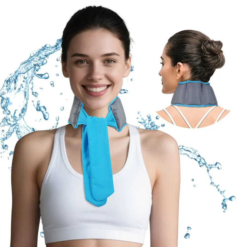 Reusable Cooling Ice Neck Wrap Scarf for Outdoor Activities Cooling Neck Wrap QXL