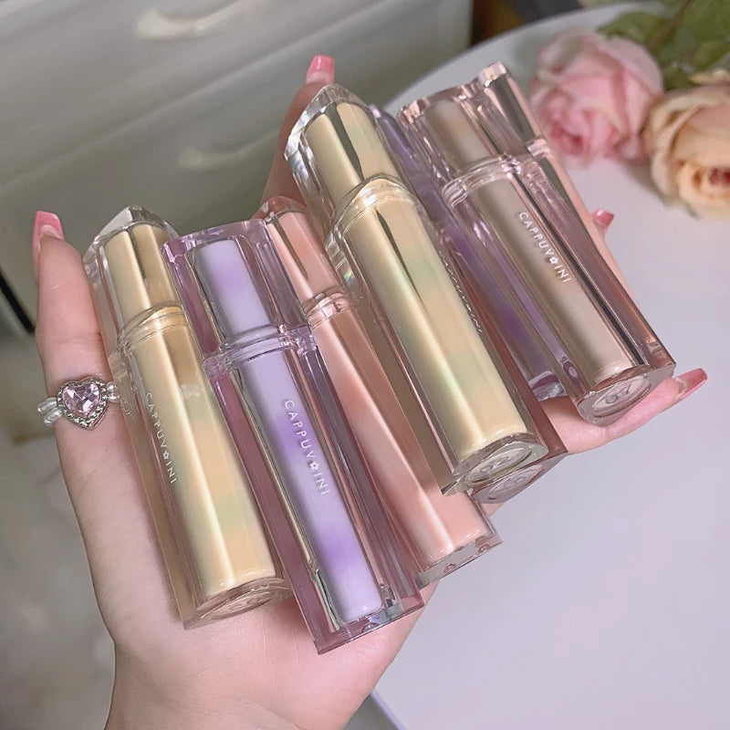 Cappuvini Mirror Lip Glaze | Glazed Glass Lip Gloss Lipstick Mirror Lip Gloss QXL