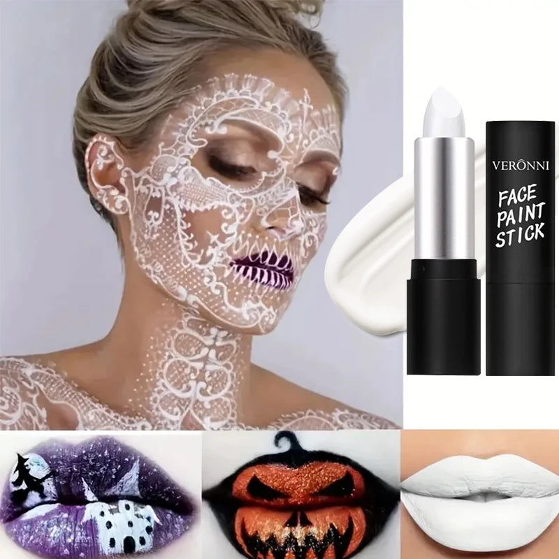 VERONNI White Face & Body Paint Stick | Halloween Makeup Face & Body Paint QXL