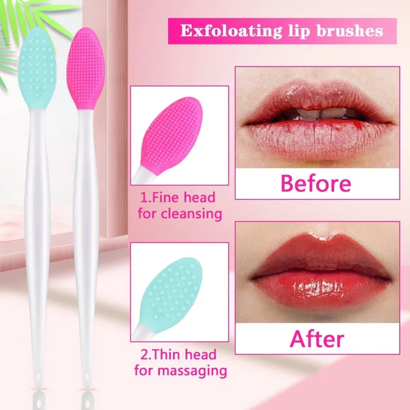 6-Piece Silicone Face Scrubber & Mask Applicator Set Silicone Face Scrubber QXL