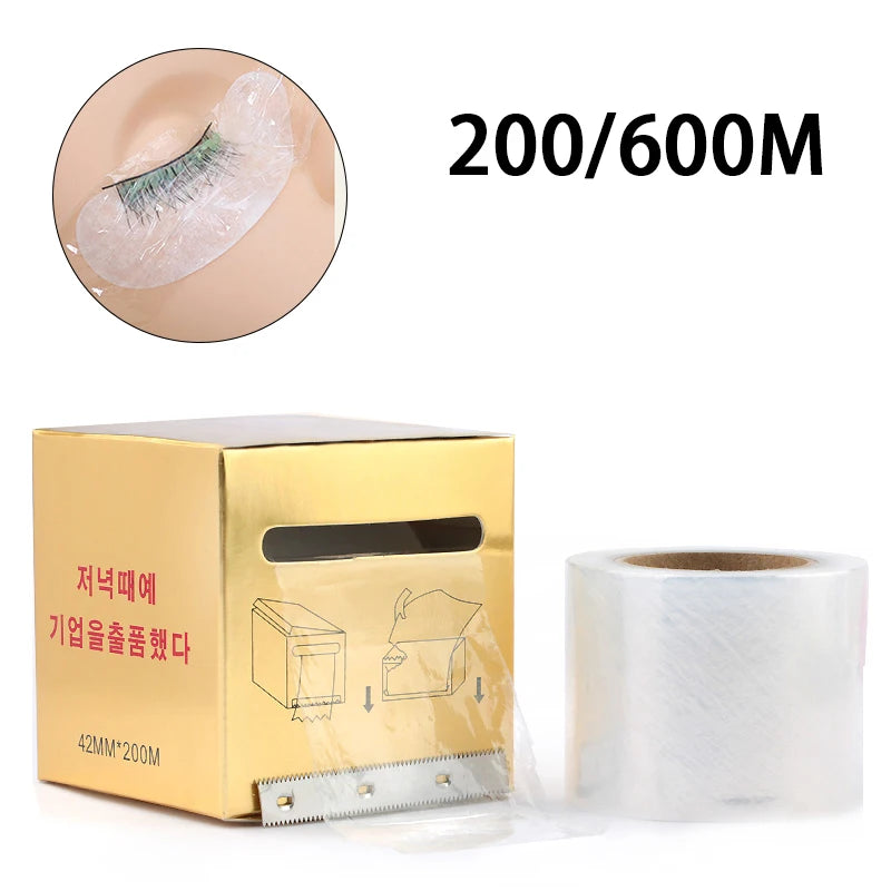 Eyelash Extension Plastic Wrap Roll 200M / 600M | Lash Film Lash Extension Wrap QXL