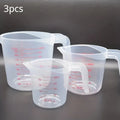 Plastic Liquid Measuring Cup | Multifunction Baking & Cooking Measuring Cup QXL 3pcs