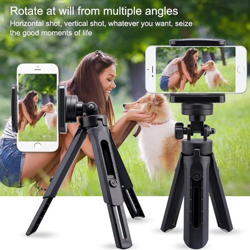 Mini Phone Tripod & Selfie Stick | 360° Adjustable Stand Phone Tripod Stand QXL