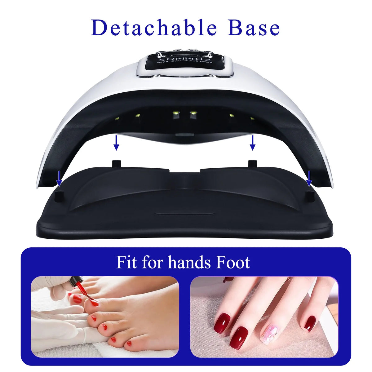 280W UV LED Nail Lamp X11 | Smart Sensor Gel Dryer 30s Cure UV LED Nail Lamp QXL