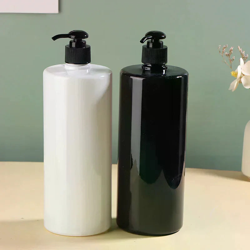 1000ml Refillable Soap & Shampoo Dispenser Bottle | Large Cap Refillable Dispenser Bottle QXL