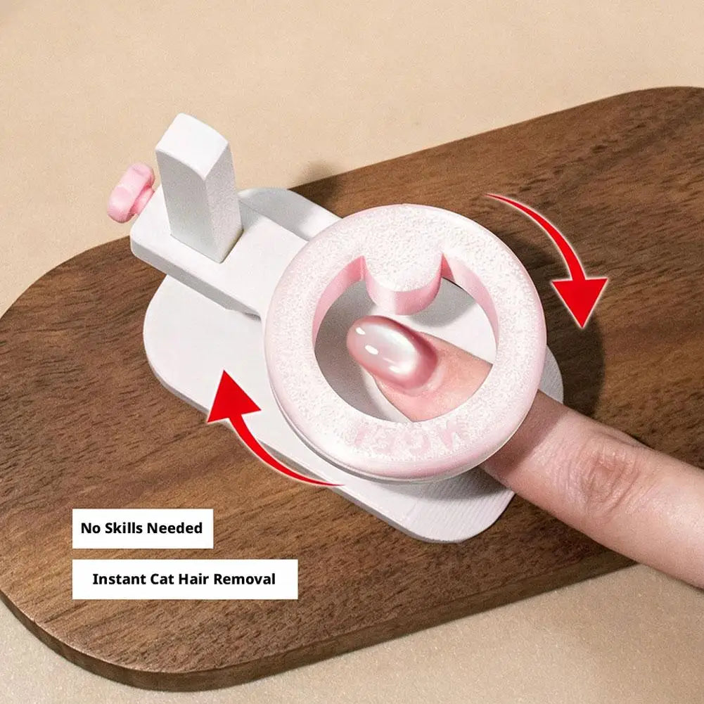 Cat Eye Nail Magnet Stand | Rotating Adjustable Manicure Tool Nail Art Magnet Tool QXL