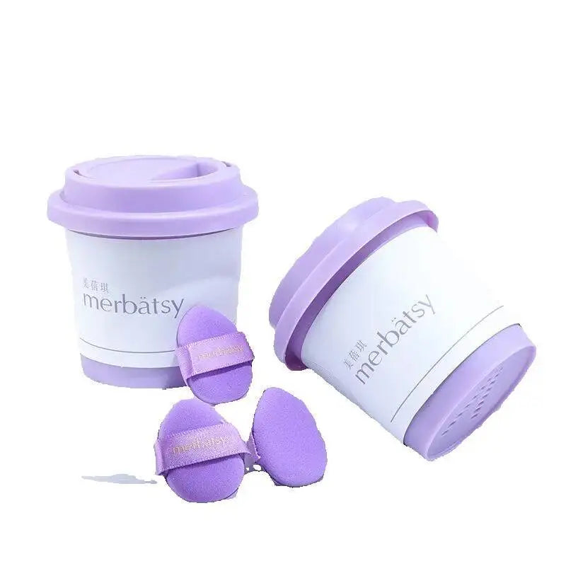 Mini Cushion Finger Puff Set | Concealer & Highlighter Sponge Makeup Sponge Puff QXL
