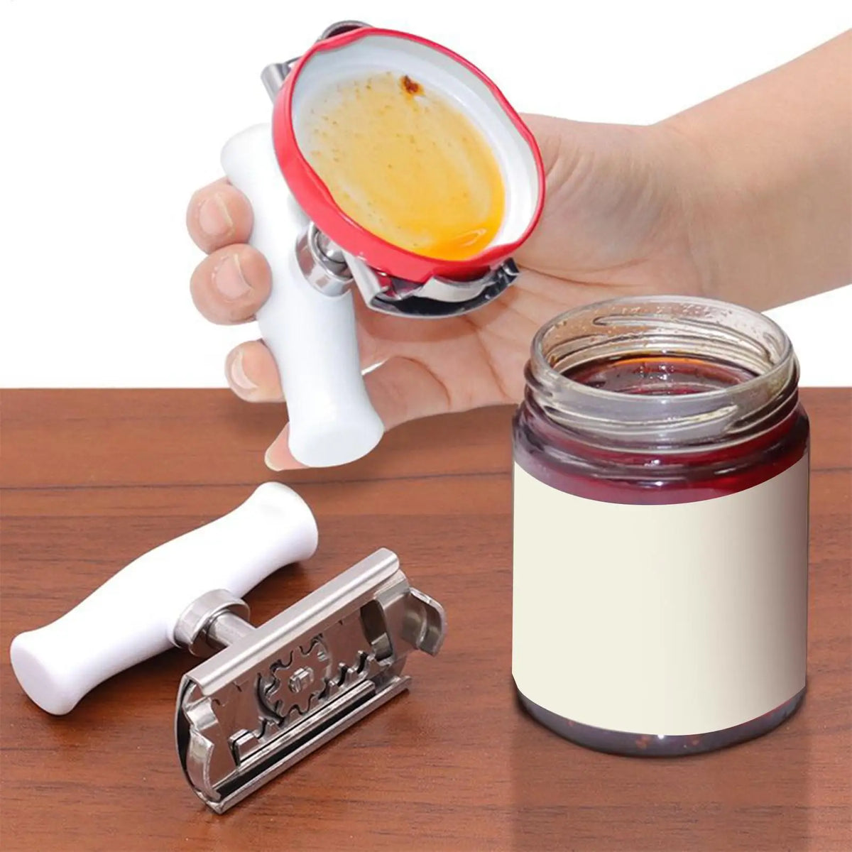 Adjustable Stainless Steel Jar Opener | Lid & Bottle Cap Tool Jar & Lid Opener QXL