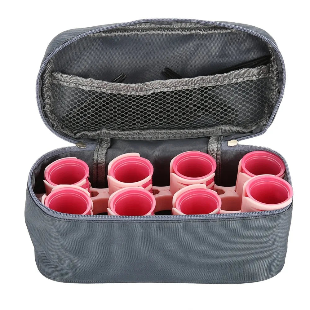 17-Pc Heat-Resistant Hair Curler Roller Set | No-Heat Styling Hair Curler Rollers QXL