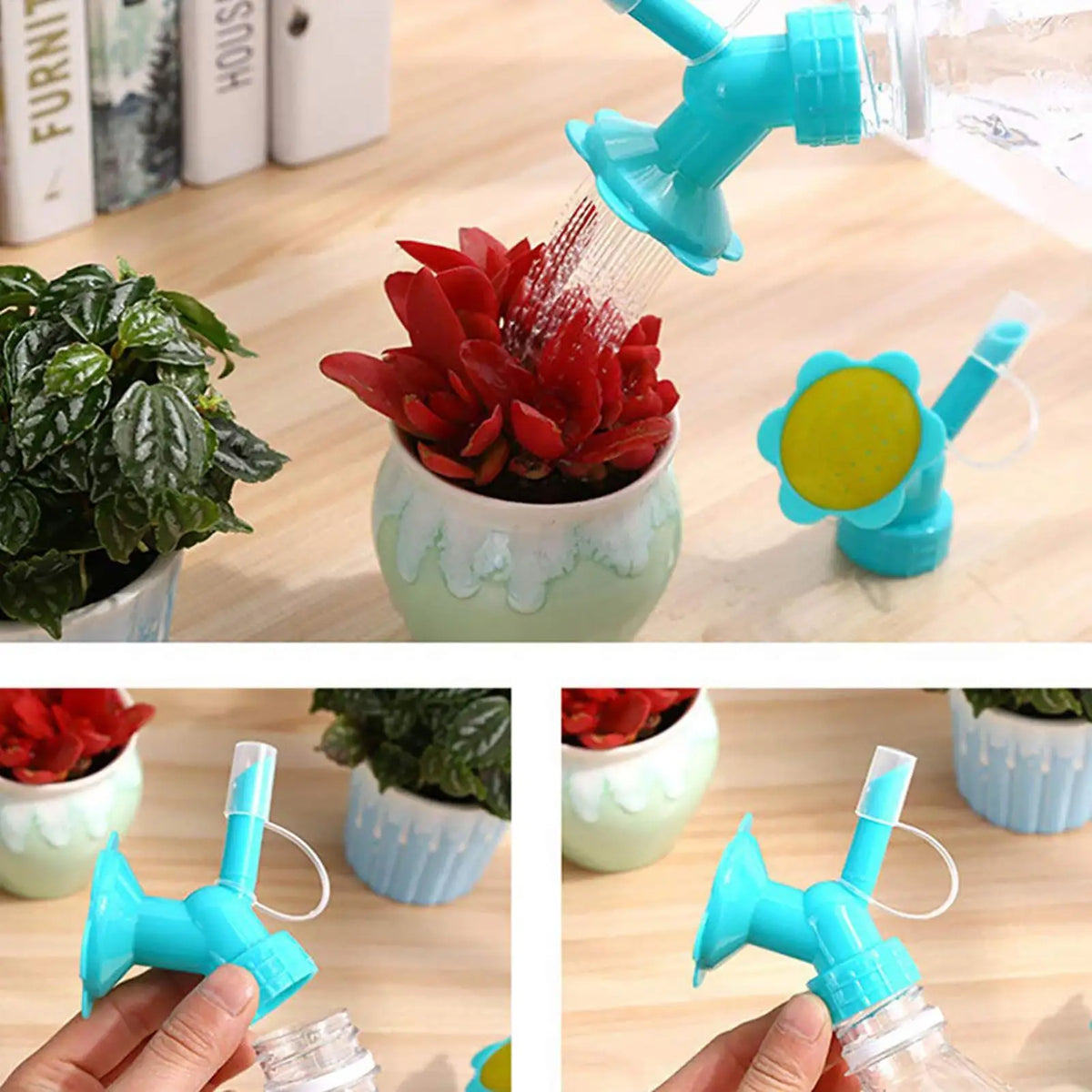 2-in-1 Bottle Cap Watering Nozzle – Mist & Stream Sprinkler Garden Watering Nozzle QXL