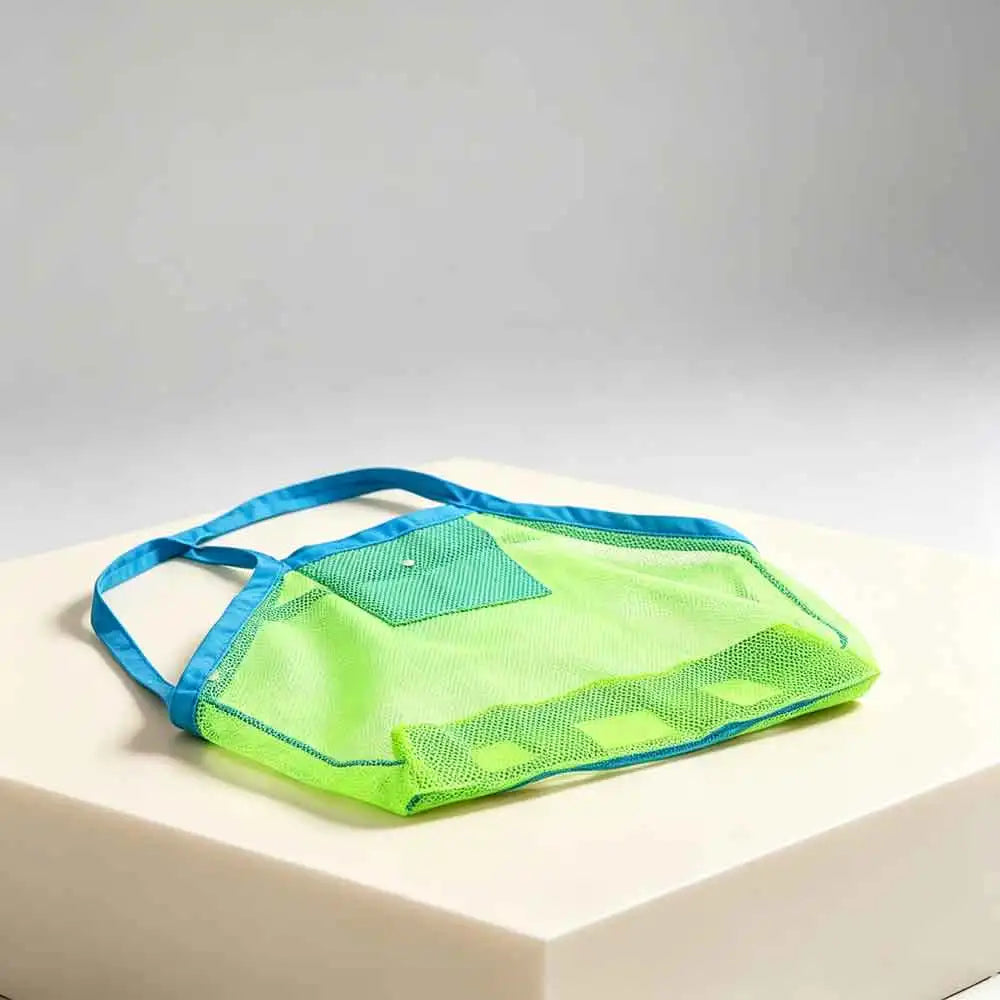 Large Mesh Beach Bag – Sand-Away Portable Pool & Swim Tote Mesh Beach Bag QXL