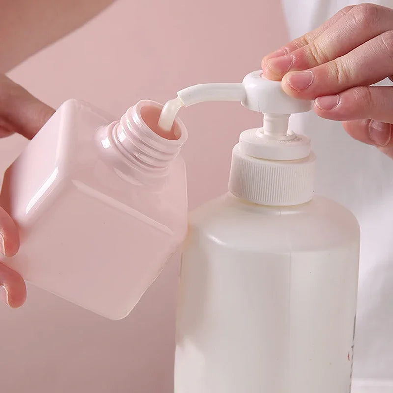 200/300ml Refillable Press Pump Bottle | Travel Lotion Dispenser Refillable Pump Bottle QXL