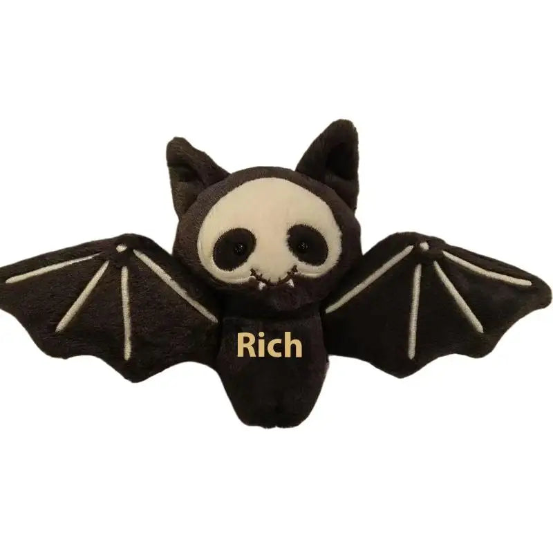 Kawaii Plush Skull Bat Keychain | Halloween Bag Charm Pendant Plush Keychain Pendant QXL
