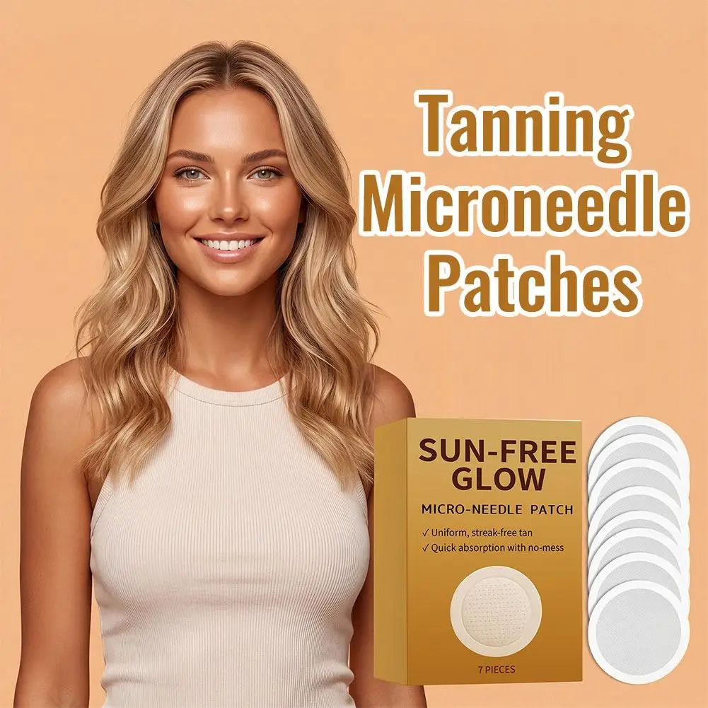 Sunless Tanning Micro-Needle Patches | Natural Glow All Skin Sunless Tanning Patches QXL