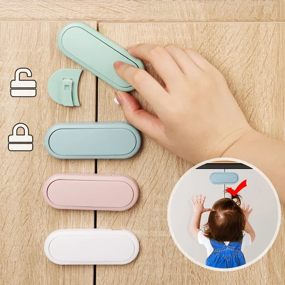 Baby Cabinet & Drawer Safety Locks | Anti-Pinch Child Proof Baby Safety Lock QXL