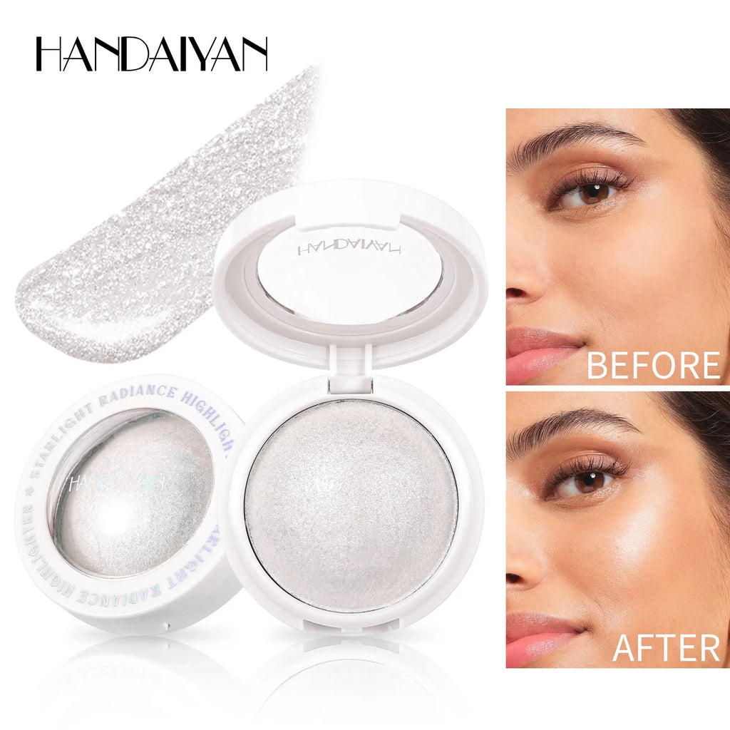 HANDAIYAN Shimmer Cream Highlighter | Radiant Glow Bronzer Cream Highlighter QXL