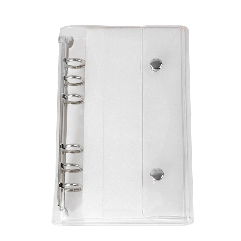 A6/A7 6-Ring Clear PVC Loose Leaf Binder Cover & Folder Loose Leaf Binder Cover QXL