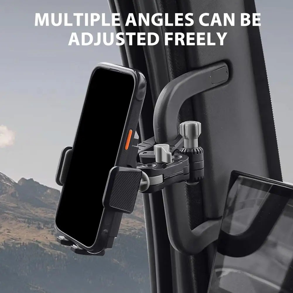 Heavy-Duty Shockproof Phone Mount for Trucks & Forklifts Vehicle Phone Mount QXL