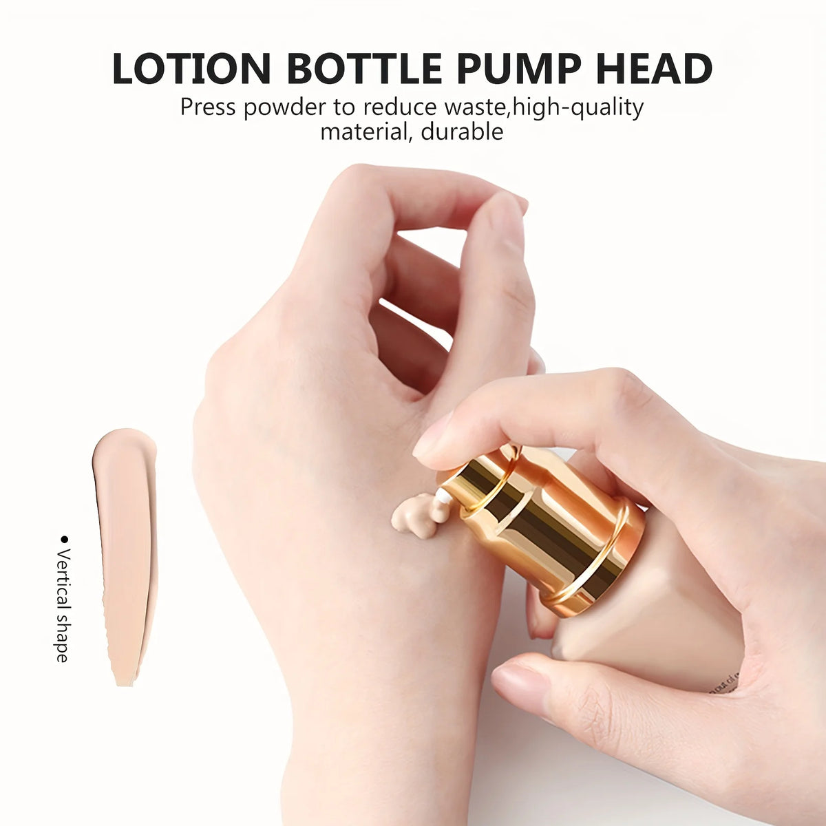 Foundation Pump Replacement Head for Liquid Foundation – Yellow Foundation Pump Head QXL